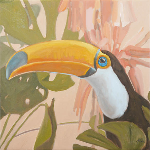 Art Card, Tukan Heribert, 20x20 cm