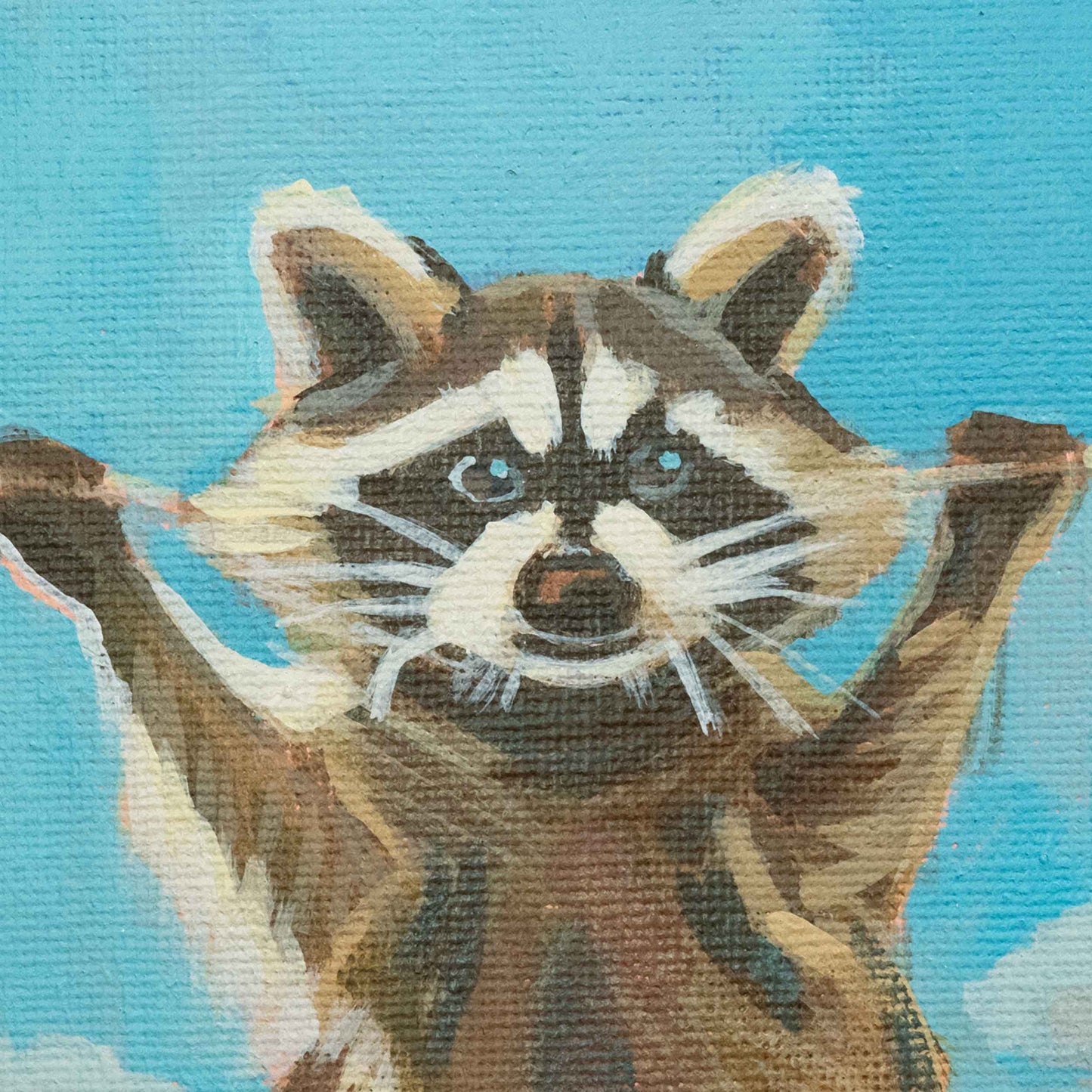 Pocket Art, Fine Art Print auf Büttenpapier im Rahmen, 10 x 10 cm, Abhängen