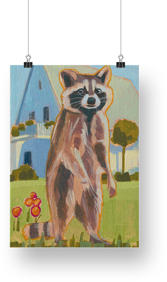 Art Card, Waschbär, 15x20 cm