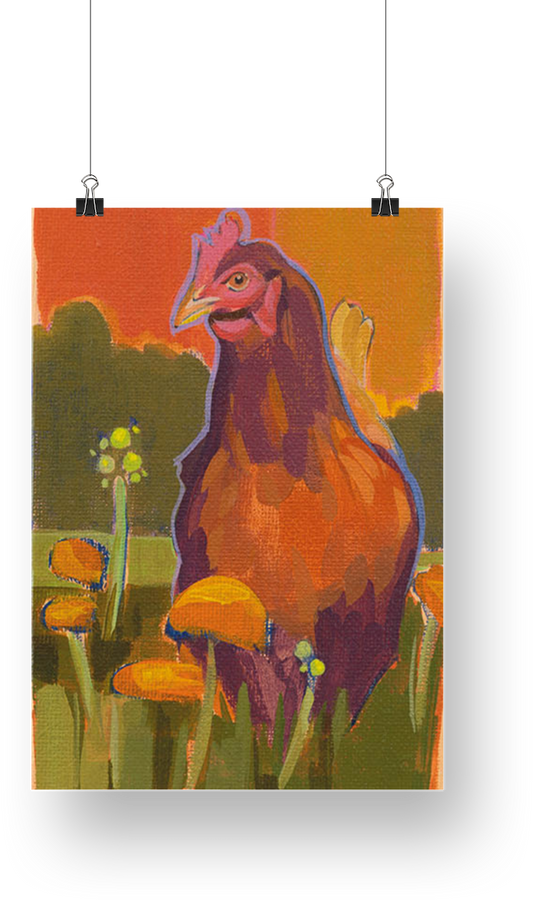 Art Card, Huhn, 15x20 cm